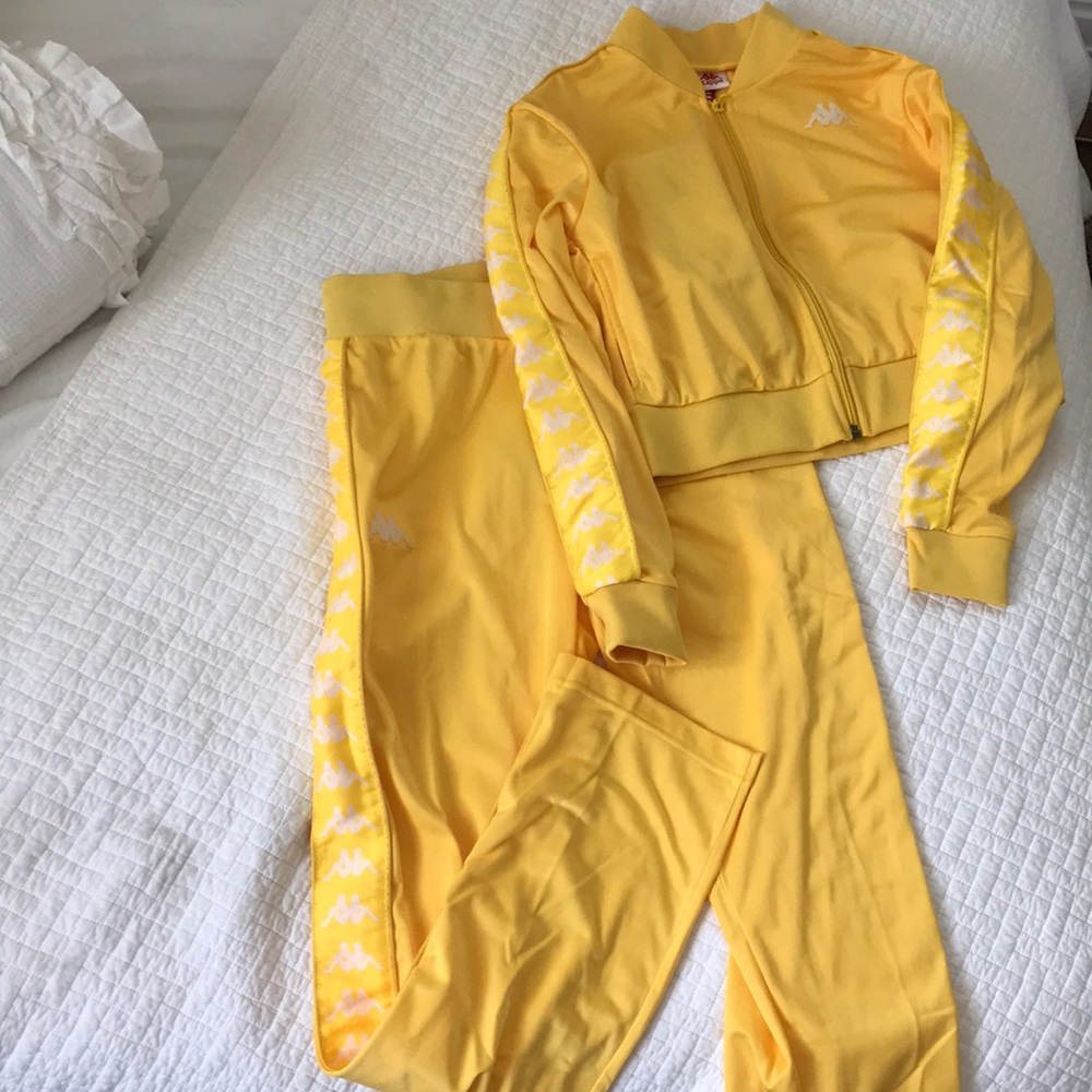 Kappa yellow tracksuit
